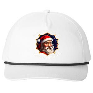 All I Want For Christmas Is A New President Santa Claus Snapback Five-Panel Rope Hat