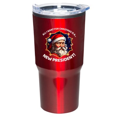 All I Want For Christmas Is A New President Santa Claus Tumbler