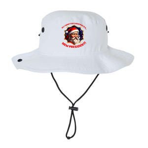 All I Want For Christmas Is A New President Santa Claus Legacy Cool Fit Booney Bucket Hat