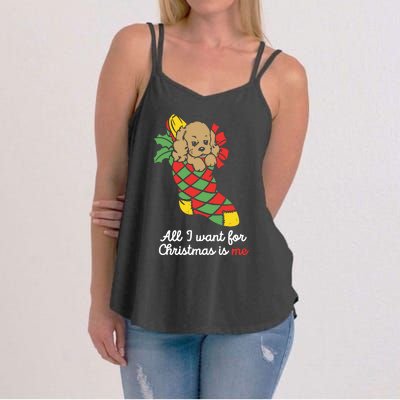 All I Want For Christmas Is Me Women's Strappy Tank