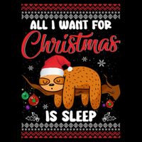 All I Want For Xmas Is Sleep Funny Sloth Gift Impact Tech Backpack