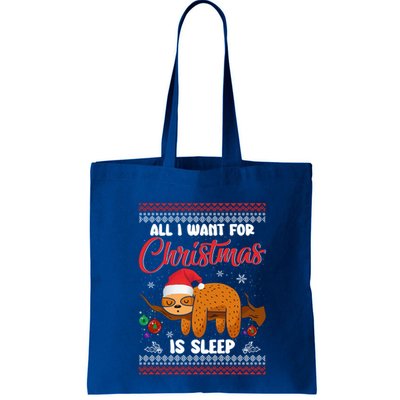 All I Want For Xmas Is Sleep Funny Sloth Gift Bag