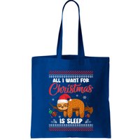 All I Want For Xmas Is Sleep Funny Sloth Gift Bag