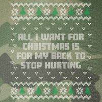 All I Want Is My Back To Stop Hurting Funny Christmas Premium Legacy Tie Dye Trucker Hat