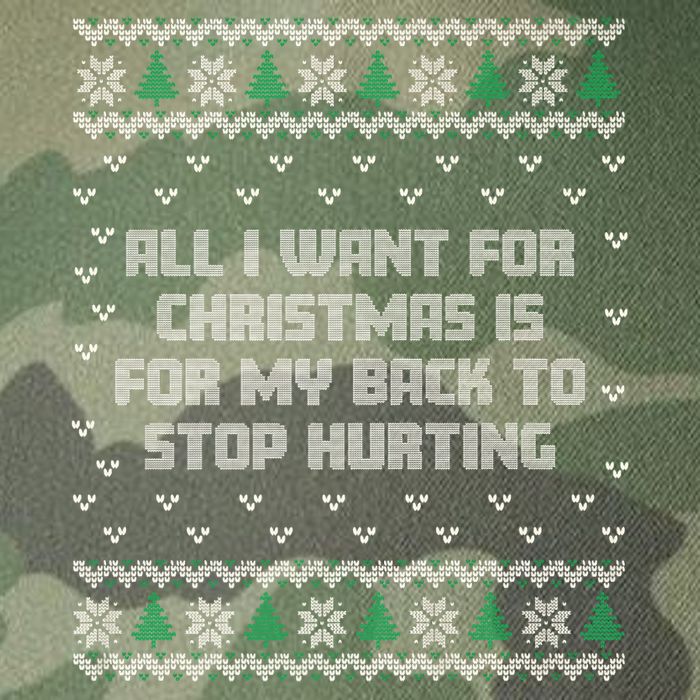 All I Want Is My Back To Stop Hurting Funny Christmas Premium Legacy Tie Dye Trucker Hat