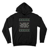 All I Want Is My Back To Stop Hurting Funny Christmas Premium Hoodie