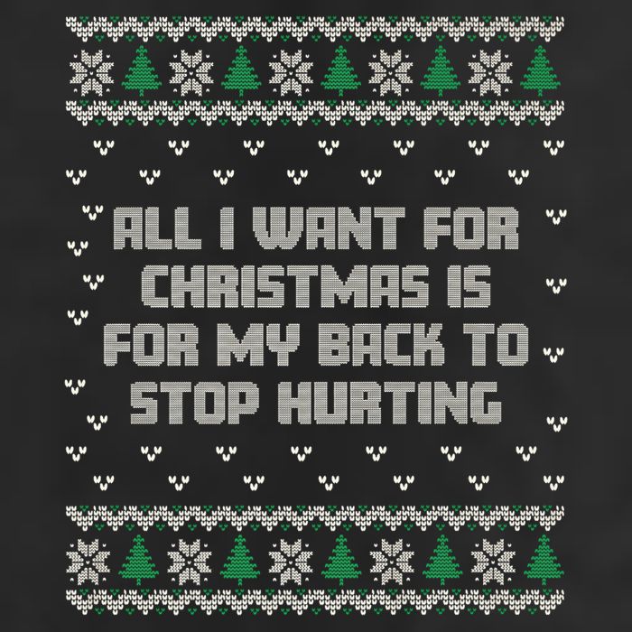 All I Want Is My Back To Stop Hurting Funny Christmas Premium 15oz Campfire Ceramic Mug