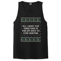 All I Want Is My Back To Stop Hurting Funny Christmas Premium PosiCharge Competitor Tank