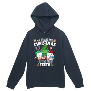 All I want for Christmas is My Two Front Teeth Santa Xmas Urban Pullover Hoodie