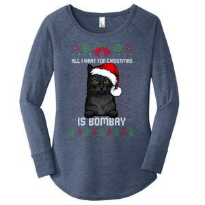 All I Want For Christmas Is Bombay Ugly Christmas Sweater Meaningful Gift Women's Perfect Tri Tunic Long Sleeve Shirt