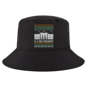 All I Want For Christmas Is A New President Xmas Funny Gift Cool Comfort Performance Bucket Hat