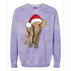 All I Want For Christmas Is An Elephant Ugly Xmas Sweater Colorblast Crewneck Sweatshirt