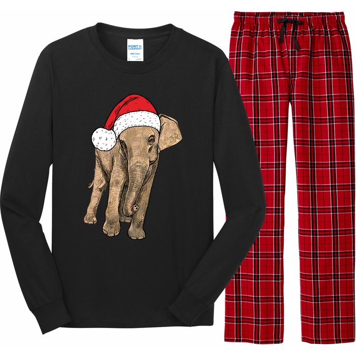 All I Want For Christmas Is An Elephant Ugly Xmas Sweater Long Sleeve Pajama Set