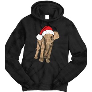 All I Want For Christmas Is An Elephant Ugly Xmas Sweater Tie Dye Hoodie