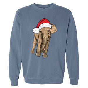 All I Want For Christmas Is An Elephant Ugly Xmas Sweater Garment-Dyed Sweatshirt