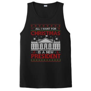 All I Want For Christmas Is A New President Xmas Cute Gift PosiCharge Competitor Tank