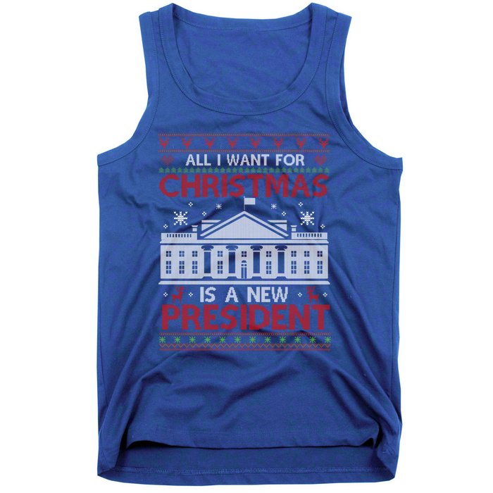 All I Want For Christmas Is A New President Xmas Cute Gift Tank Top