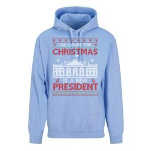 All I Want For Christmas Is A New President Xmas Cute Gift Unisex Surf Hoodie