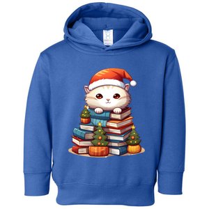 All I Want For Xmas Is Books And Cats Xmas Tree Pajama Holiday Meaningful Gift Toddler Hoodie