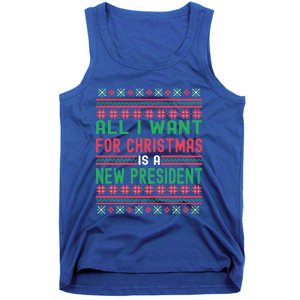 All I Want For Christmas Is A New President Xmas Sweater Cool Gift Tank Top