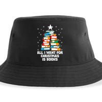 All I Want For Christmas Is Books Xmas Book Reader Reading Gift Sustainable Bucket Hat