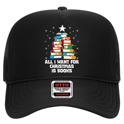 All I Want For Christmas Is Books Xmas Book Reader Reading Gift Trucker Hat