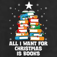 All I Want For Christmas Is Books Xmas Book Reader Reading Gift Hat
