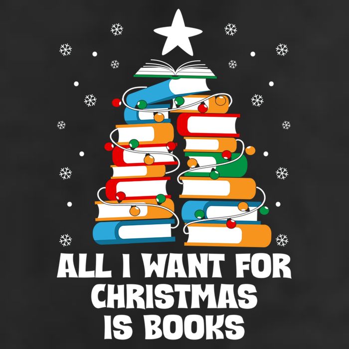 All I Want For Christmas Is Books Xmas Book Reader Reading Gift Hat