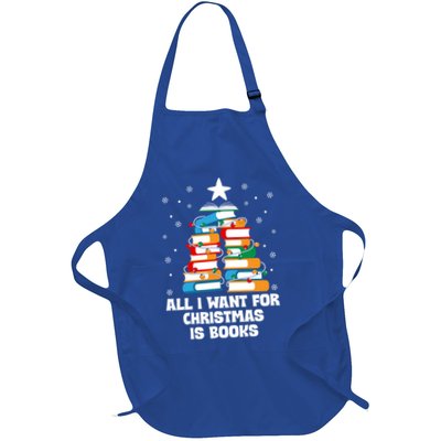 All I Want For Christmas Is Books Xmas Book Reader Reading Gift Apron