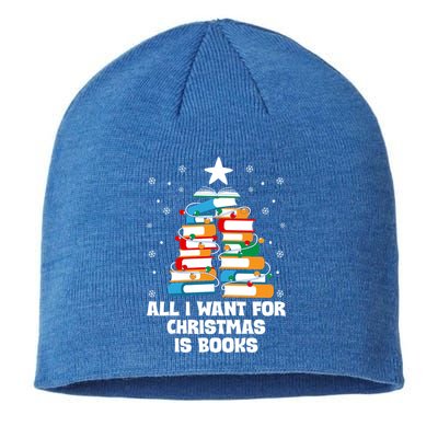All I Want For Christmas Is Books Xmas Book Reader Reading Gift Sustainable Beanie