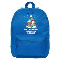 All I Want For Christmas Is Books Xmas Book Reader Reading Gift 16 in Basic Backpack