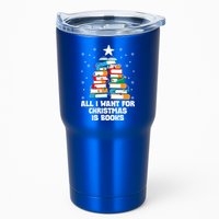 All I Want For Christmas Is Books Xmas Book Reader Reading Gift Tumbler