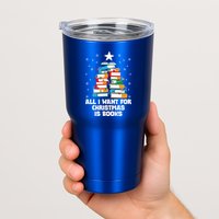All I Want For Christmas Is Books Xmas Book Reader Reading Gift Tumbler