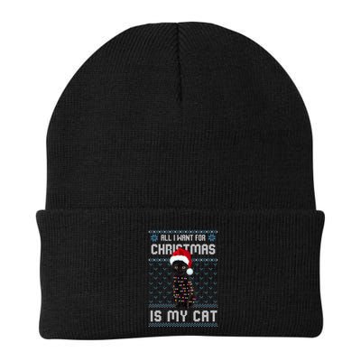 All I Want For Christmas Is My Cat Ugly Christmas Sweater Meaningful Gift Beanie