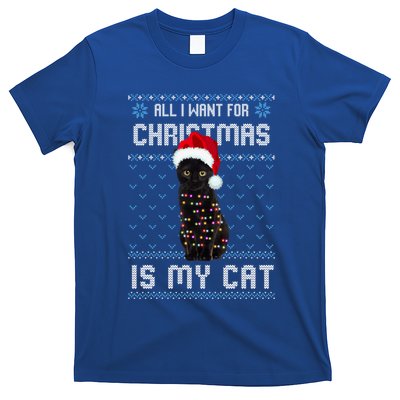 All I Want For Christmas Is My Cat Ugly Christmas Sweater Meaningful Gift T-Shirt