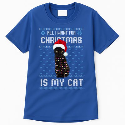 All I Want For Christmas Is My Cat Ugly Christmas Sweater Meaningful Gift Tall T-Shirt