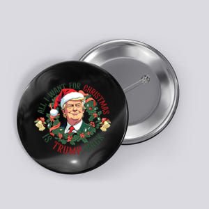 All I Want For Christmas Is Trump Back Christmas Trump Button