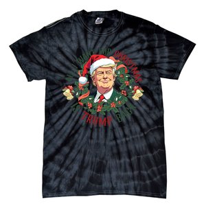 All I Want For Christmas Is Trump Back Christmas Trump Tie-Dye T-Shirt