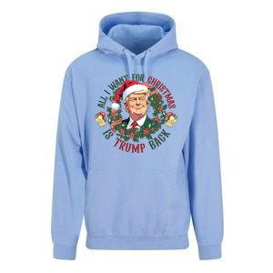 All I Want For Christmas Is Trump Back Christmas Trump Unisex Surf Hoodie