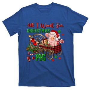 All I Want For Christmas Is A Pig Merry Christmas Pajamas Gift T-Shirt