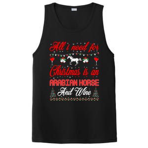 All I Want For Christmas Arabian Horse And Wine Gift PosiCharge Competitor Tank