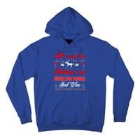 All I Want For Christmas Arabian Horse And Wine Gift Tall Hoodie