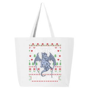 All I Want For Christmas Is A Dragon Ugly Xmas Sweater Great Gift 25L Jumbo Tote