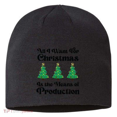 All I Want For Christmas Is The Means Of Production Sustainable Beanie