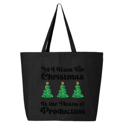 All I Want For Christmas Is The Means Of Production 25L Jumbo Tote