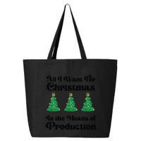 All I Want For Christmas Is The Means Of Production 25L Jumbo Tote