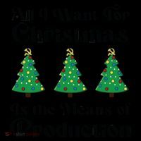All I Want For Christmas Is The Means Of Production Zip Tote Bag