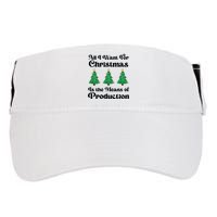 All I Want For Christmas Is The Means Of Production Adult Drive Performance Visor