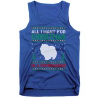 All I Want For Xmas Is A Pomeranian Dog Ugly Xmas Sweater Meaningful Gift Tank Top