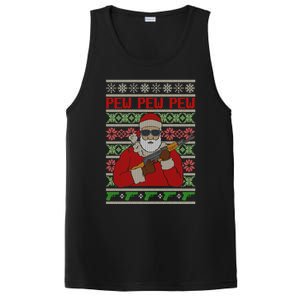 All I Want Is Guns Ugly Christmas Sweater Hunting Military Gift PosiCharge Competitor Tank